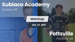 Matchup: Subiaco Academy vs. Pottsville  2017