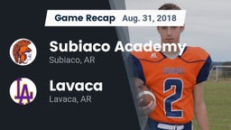 Recap: Subiaco Academy vs. Lavaca  2018