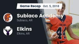 Recap: Subiaco Academy vs. Elkins  2018