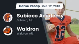 Recap: Subiaco Academy vs. Waldron  2018