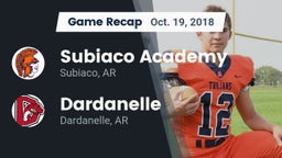 Recap: Subiaco Academy vs. Dardanelle  2018