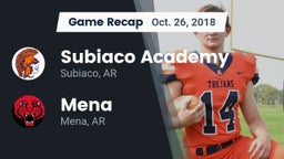 Recap: Subiaco Academy vs. Mena  2018
