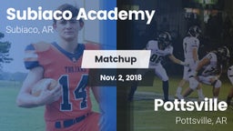 Matchup: Subiaco Academy vs. Pottsville  2018