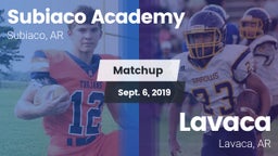 Matchup: Subiaco Academy vs. Lavaca  2019