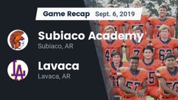 Recap: Subiaco Academy vs. Lavaca  2019
