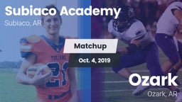 Matchup: Subiaco Academy vs. Ozark  2019
