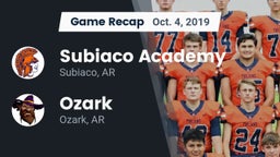 Recap: Subiaco Academy vs. Ozark  2019