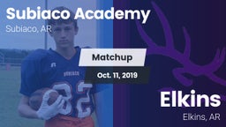 Matchup: Subiaco Academy vs. Elkins  2019