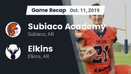 Recap: Subiaco Academy vs. Elkins  2019