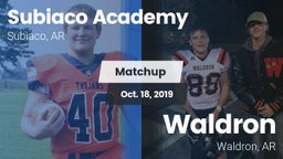 Matchup: Subiaco Academy vs. Waldron  2019