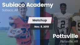 Matchup: Subiaco Academy vs. Pottsville  2019