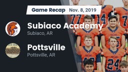 Recap: Subiaco Academy vs. Pottsville  2019