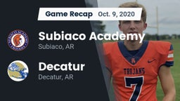 Recap: Subiaco Academy vs. Decatur  2020