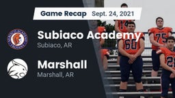 Recap: Subiaco Academy vs. Marshall  2021