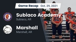 Recap: Subiaco Academy vs. Marshall  2021