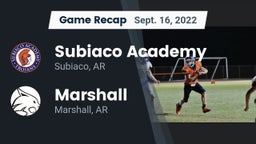 Recap: Subiaco Academy vs. Marshall  2022