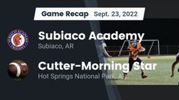 Recap: Subiaco Academy vs. Cutter-Morning Star  2022