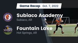 Recap: Subiaco Academy vs. Fountain Lake  2022