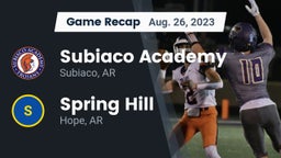 Recap: Subiaco Academy vs. Spring Hill  2023