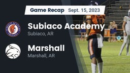 Recap: Subiaco Academy vs. Marshall  2023