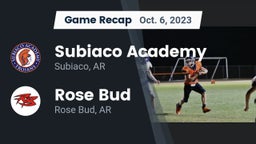 Recap: Subiaco Academy vs. Rose Bud  2023