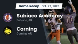 Recap: Subiaco Academy vs. Corning  2023
