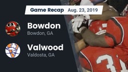 Recap: Bowdon  vs. Valwood  2019