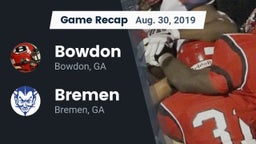 Recap: Bowdon  vs. Bremen  2019