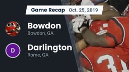 Recap: Bowdon  vs. Darlington  2019