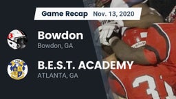 Recap: Bowdon  vs. B.E.S.T. ACADEMY  2020