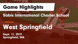 Sabis International Charter School vs West Springfield  Game Highlights - Sept. 11, 2019