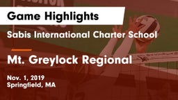 Sabis International Charter School vs Mt. Greylock Regional  Game Highlights - Nov. 1, 2019