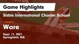 Sabis International Charter School vs Ware  Game Highlights - Sept. 11, 2021