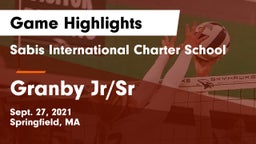 Sabis International Charter School vs Granby Jr/Sr  Game Highlights - Sept. 27, 2021