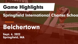 Springfield International Charter School vs Belchertown  Game Highlights - Sept. 6, 2022