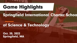 Springfield International Charter School vs  of Science & Technology Game Highlights - Oct. 20, 2022