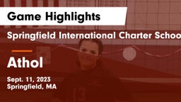 Springfield International Charter School vs Athol  Game Highlights - Sept. 11, 2023