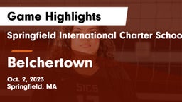 Springfield International Charter School vs Belchertown Game Highlights - Oct. 2, 2023