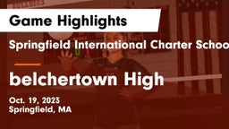 Springfield International Charter School vs belchertown High Game Highlights - Oct. 19, 2023
