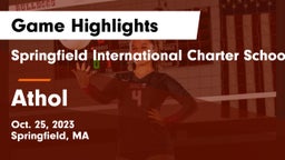 Springfield International Charter School vs Athol  Game Highlights - Oct. 25, 2023