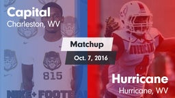 Matchup: Capital vs. Hurricane  2016