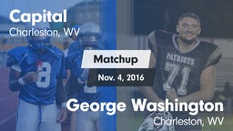 Matchup: Capital vs. George Washington  2016