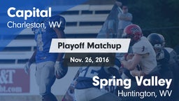 Matchup: Capital vs. Spring Valley  2016
