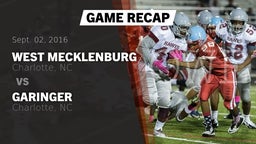 Recap: West Mecklenburg  vs. Garinger  2016