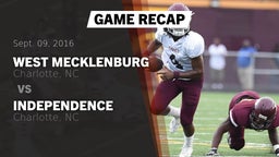 Recap: West Mecklenburg  vs. Independence  2016
