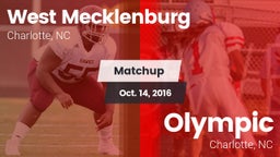 Matchup: West Mecklenburg vs. Olympic  2016