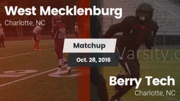 Matchup: West Mecklenburg vs. Berry Tech  2016