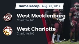 Recap: West Mecklenburg  vs. West Charlotte  2017