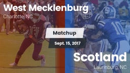 Matchup: West Mecklenburg vs. Scotland  2017