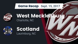 Recap: West Mecklenburg  vs. Scotland  2017